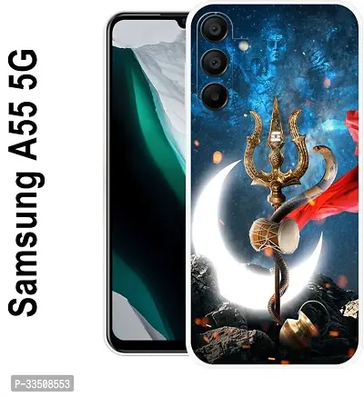 Stylish Silicon Printed Back Case Cover for Samsung Galaxy A55