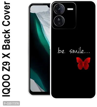 Back Cover for Iqoo Z9X 5G Black White Silicon-thumb0