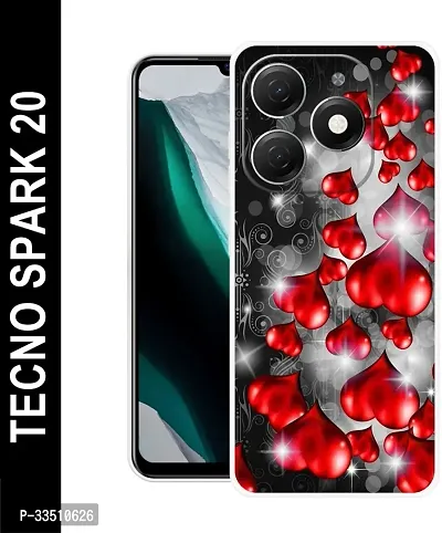 Back Cover For Tecno Spark 20 Back Cover Multicolor Dual Protection Silicon