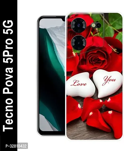 CUTECASE Back Cover for Tecno Pova 5Pro 5G Back Cover Multicolor Dual Protection Silicon-thumb0