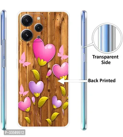 Stylish Silicon Printed Back Case Cover for Redmi Mi 12-thumb3