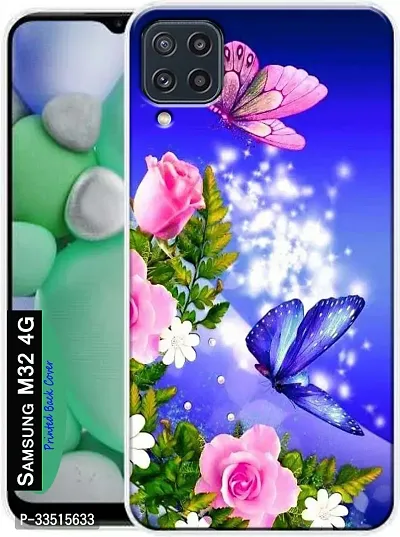 Back Cover for Samsung M32 4G Samsung Galaxy M32 4G Multicolor Dual Protection Silicon Pack of 1