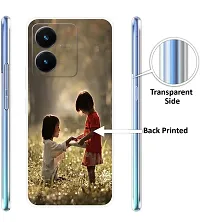 Stylish Silicon Printed Back Case Cover for Vivo Y22-thumb2