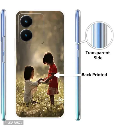 Stylish Silicon Printed Back Case Cover for Vivo Y22-thumb3