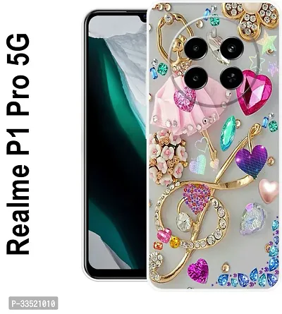 Lovelock Back Cover for realme P1 Pro 5G Multicolor Silicon Pack of 1