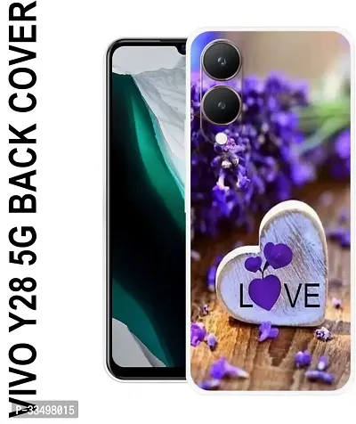 LargCiager Back Cover for Vivo Y28 5G Back Cover Multicolor Flexible Silicon Pack of 1-thumb0