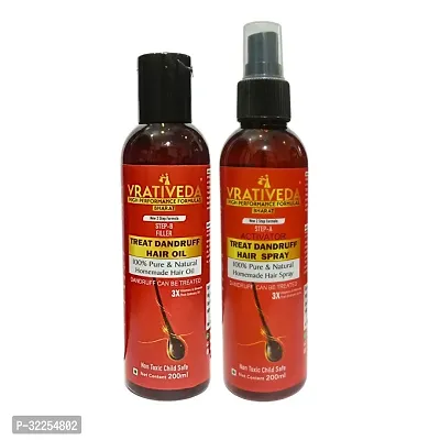 Natural Treat Dandruff Hair Oil  (Combo of 2)