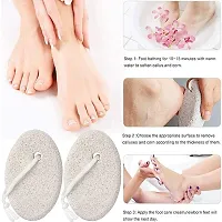 Leticia Pumice Stone 2 Pcs, Natural Lave Pumice Stone for Feet/Hand, Small Callus Remover/Foot Scrubber Stone for Men/Women-thumb3