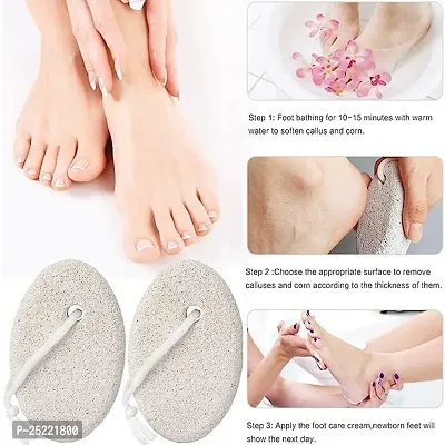 Leticia Pumice Stone 2 Pcs, Natural Lave Pumice Stone for Feet/Hand, Small Callus Remover/Foot Scrubber Stone for Men/Women-thumb4