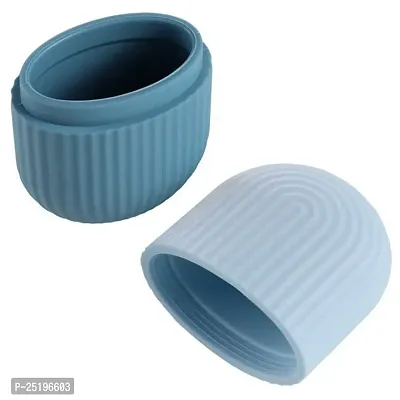 Leticia Silicone Massager Ice Roller for Face  Eye Reusable Face Rollers Massager (Blue)-thumb4