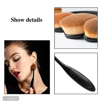 Leticia 3+1 Pcs Makeup Sponge Set with Foundation Brush, Foundation Beauty Blender for Liquid Cream and Powder, Professional Beauty Blender Sponge  Foundation Brush-Multicolored-thumb2