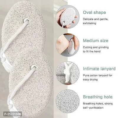 Leticia Pumice Stone 2 Pcs, Natural Lave Pumice Stone for Feet/Hand, Small Callus Remover/Foot Scrubber Stone for Men/Women-thumb3