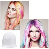 Leticia Highlight Cap Silicone Hair Dye Cap Reusable Multicolor Hair Dyeing Hair Colour Cap with Hooks Home Salon for Women Men Girls Dyeing Hair-thumb2