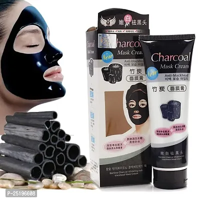 Leticia Charcoal Peel Off Mask for Men  Women | Removes Blackheads and Whiteheads | Active Cooling Effect | Deep Skin Purifying Cleansing (60 gm)-thumb3