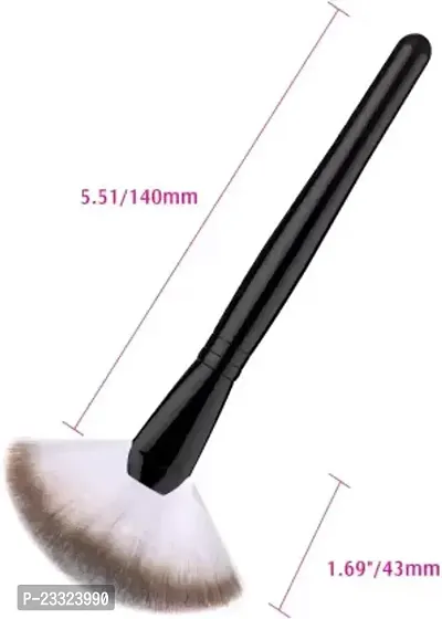 Makeup Brush Blush Bronzer Shear Bone Brush,Simple Large Soft and Tight Face  (Pack of 1)-thumb3