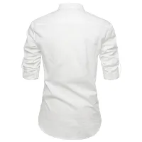 Cotton White Kurta For Men-thumb2