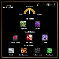 Oudh Elite 3 | Black Oudh | Black Oudh 2 | Perfume/Fragrance Oil Roll-on | Premium Long Lasting Concentrated Attar for Men | 4 ml each-thumb1