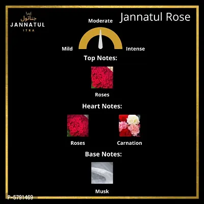 Sandalwood | Jannatul Firdaus | Jannatul Rose | Perfume/Fragrance Oil Roll-on | Premium Long Lasting Concentrated Attar | Unisex | 4 ml each-thumb3