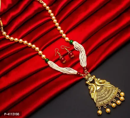 Latest Design Ethnic Necklace Jewellery Set For Women-thumb0