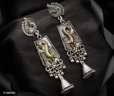 Stylish Designer Alloy Jhumka Earrings