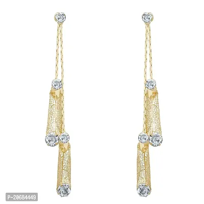 The Luxor Gold Plated Beautiful Earrings for Women (ER-1619)