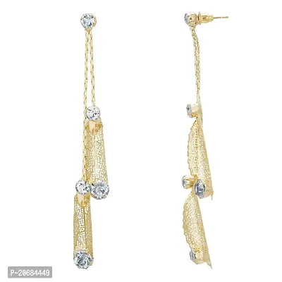 The Luxor Gold Plated Beautiful Earrings for Women (ER-1619)-thumb3