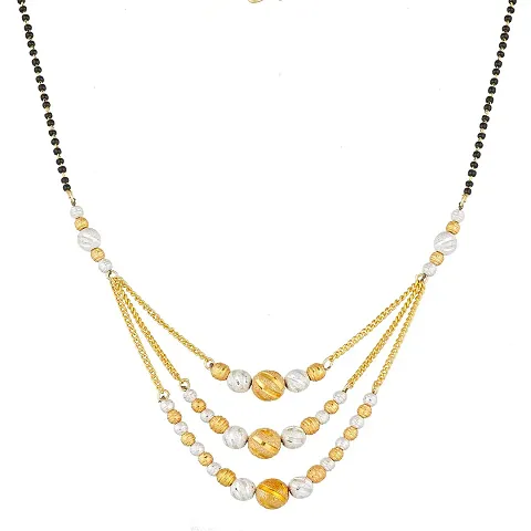 The Luxor Gold Plated Mangalsutra for Women (Gold)