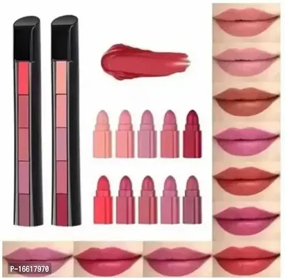 Chip N Dale Sensational Fab 5In1 Lipsticks Red Nude Red 25 Ml-thumb0