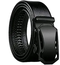 Ruhi Men Black Synthetic Belt-thumb1