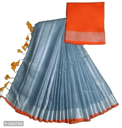 Classic Cotton Silk Saree With Blouse Piece