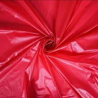 PVC Plastic Waterproof Double Bedsheet (Maroon, 6.5 ft x 6 ft )-thumb3