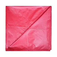 Modern Polyester Solid Waterproof Double Bedsheet (Maroon, 6.5 ft x 6 ft Or 72 Inch x 78 Inch) 104-thumb3