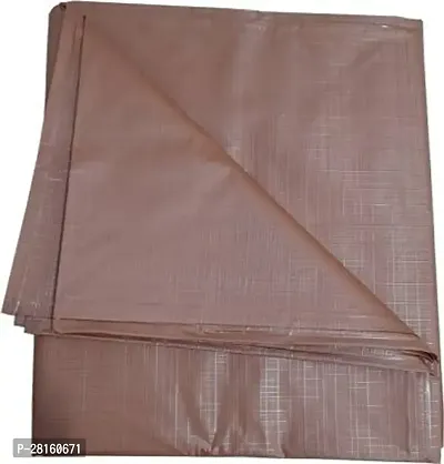 Handloom Store Best Collections PVC Plastic Waterproof Double Bedsheet (Light Brown, 6.5 ft x 6 ft Or 72 Inch x 78 Inch) 16-thumb3