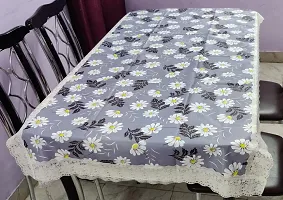 Stylish PVC Printed 4 Seater Table Cloth-thumb2