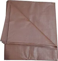 Handloom Store Best Collections PVC Plastic Waterproof Double Bedsheet (Light Brown, 6.5 ft x 6 ft Or 72 Inch x 78 Inch) 18-thumb2