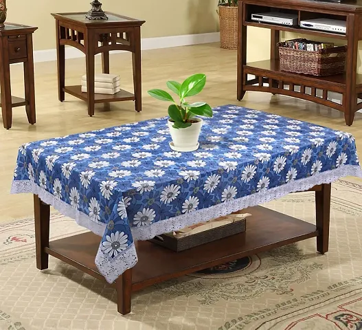 Dasvilla PVC Center Table Cover (40X60 inches,Multi Color) Rectangular Center Table Cover