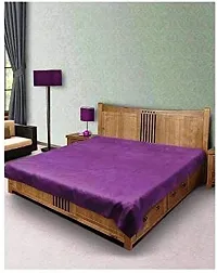 Premium Quality Waterproof Pvc Bedsheet-Double Bed Mattress Protector (6 X 6.5 Ft, Colour-Purple)-thumb2