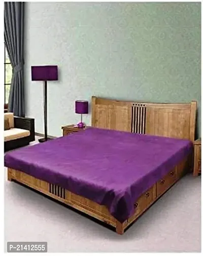 Premium Quality Waterproof Pvc Bedsheet-Double Bed Mattress Protector (6 X 6.5 Ft, Colour-Purple)-thumb3