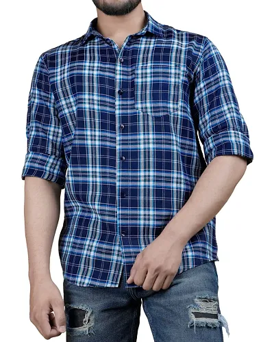 Trendy Viscose Long Sleeves Casual Shirt 