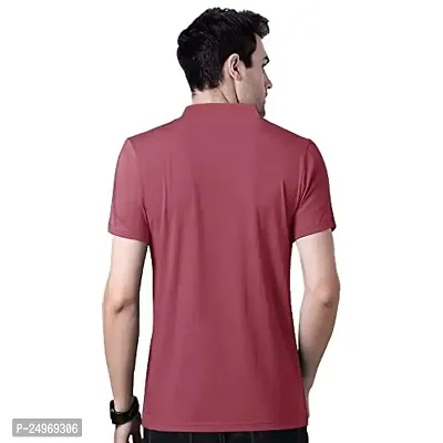 EYEBOGLER Mens Colorblocked Polo T-Shirt-thumb3