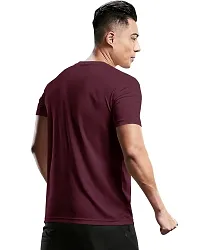EYEBOGLER Mens Round Neck Half Sleeve Solid Dry Fit Tshirt Pack of 2-thumb4
