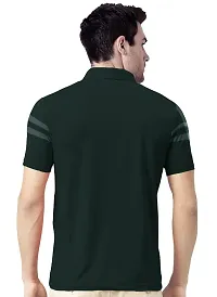 EYEBOGLER Mens Polo Neck Printed Cotton T-Shirt-thumb1