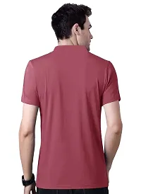 EYEBOGLER Mens Colorblocked Polo T-Shirt-thumb2