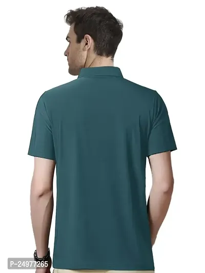 EYEBOGLER Mens Regular Fit Cotton Tshirt Moss Green-thumb2