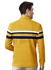 EYEBOGLER Men's Polo Neck Full Sleeves Printed T-Shirt-thumb1