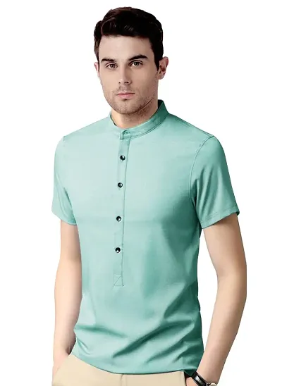 EYEBOGLER Mens Regular Fit Half Sleeve Cotton T-Shirt