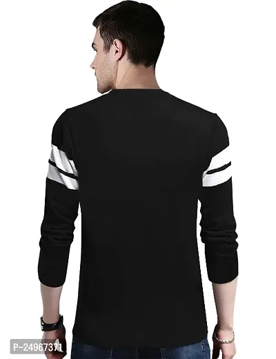 EYEBOGLER Men's Trendy Full Sleeves Round Neck Printed T-Shirt-thumb3