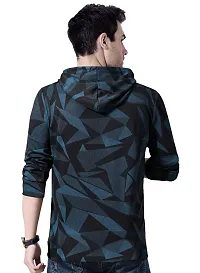 EYEBOGLER Men's Hooded Neck Full Sleeves Printed Regular Fit T-Shirt-thumb1