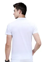 EYEBOGLER Mens Regular Fit Polo Neck Cotton T-Shirt-thumb1