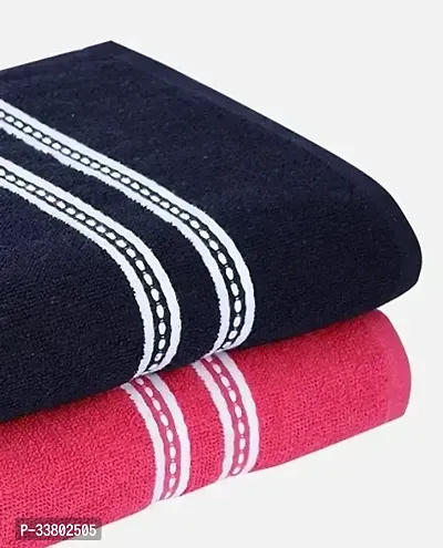 Comfortable and Soft Microfiber Bath Towel Combo of 2-thumb2